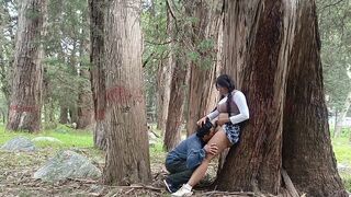 A hot chick would agree to have sex in the forest with anyone