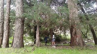 A hot chick would agree to have sex in the forest with anyone