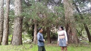 A hot chick would agree to have sex in the forest with anyone