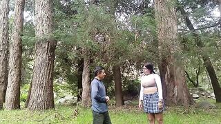 A hot chick would agree to have sex in the forest with anyone