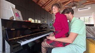 A hot Jewish stepmom seduces her stepson in a steamy POV scene