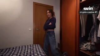 He said "only in the pussy," but in the end, here's the ass action