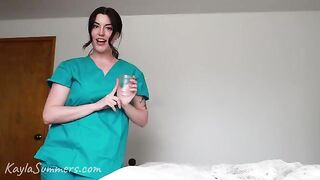 A girl wanted to be covered with sperm - that's what she got