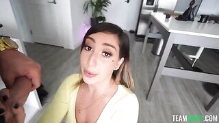 When her pussy is lowered, your cock shuts down consciousness