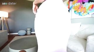 The girl received an award from her boyfriend for her amazing blowjob skills