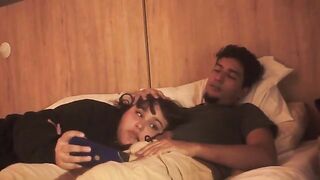 Girl gave a blowjob and received a creampie, as thanks