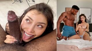 The couple enjoyed passionate sex right on the bed