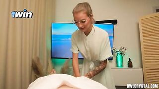 A massage that turns into a sensual and erotic sex session