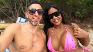 A vacation by the sea, sun, and passionate sex at sunset