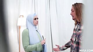 She whispers halal, but her legs are wide open like that