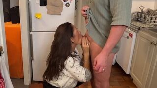 The husband ordered the ice cream and got a blowjob instead
