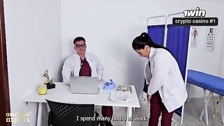 A girl got a medical exam and turned it into a fuck