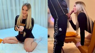 The girl is not embarrassed to have sex with her stepbrother on cam