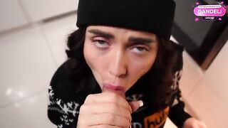The girl is not ashamed to get fucked in front of the camera