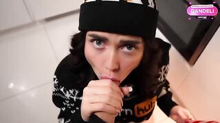 The girl is not ashamed to get fucked in front of the camera