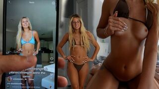 The girl is tired of waiting for sex with her stepbrother, Amber Griz