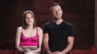 He has complete control over this brunette