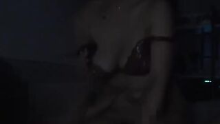 A gentle woman became a harsh one and fucked with her pussy