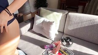 A moment of pure pleasure, free from any trace of shame - a real homemade scene