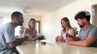 We swear, together until their last orgasm, a steamy card game twist
