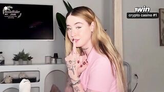 A beautiful woman with green eyes seduces her stepbrother and fucks with him