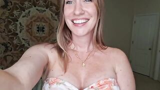 A breast massage with shimmering oil — all without any cracking, a perfect JOI setup