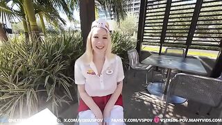 The nipples of the girl were hard as a rock