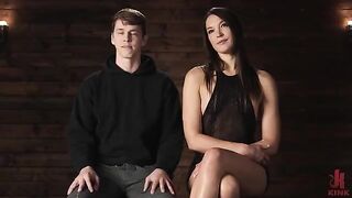 Girl took full control and sat on his face, then grabbed him - amazing!