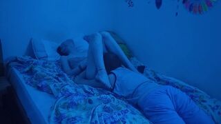 I helped the excited couple to experience intense pleasure