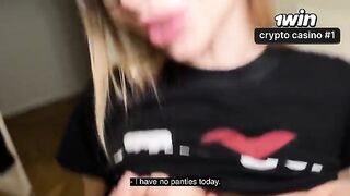 A young student caught her classmate in a compromising situation, right on the dresser
