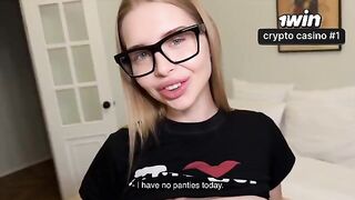 A young student caught her classmate in a compromising situation, right on the dresser