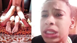 The ring tightens, and the penis bursts through in a steamy scene
