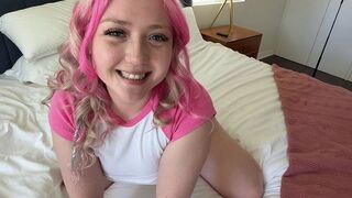 A hot step daughter, Eva Nyx, gets wet and wild