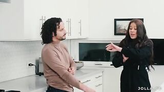 The boss gave the employee a raise through intimate means