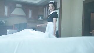A scary ghost maid encounter on Halloween 2021, embodying Luna Roulette’s naughty fantasies