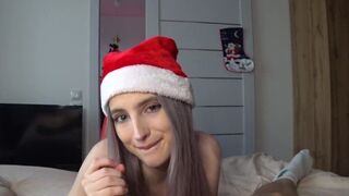 Christmas Eve fuck with a neighbor’s tight pussy - Anny Walker
