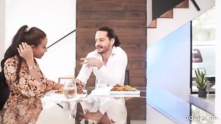 Therapist invited me to her house for dinner, it was hot!