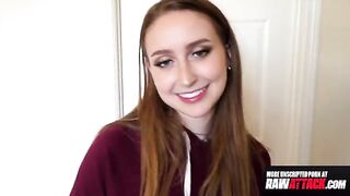 Petite Laney Grey takes a big monster cock in this steamy scene