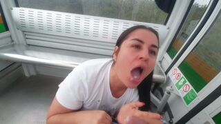 I get caught fucking in the Medellin cable car