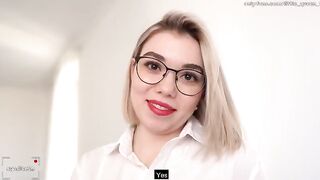 The student has sex with a teacher right on the table in 4K