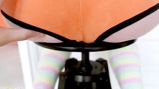 Cute step sister Lana has anal sex with her step brother