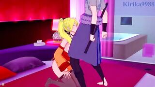 Naruko Uzumaki brings Sasuke Uchiha to a love hotel for some action