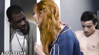 Lauren Phillips nearly gets caught by her husband while fucking a student