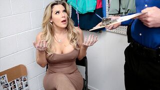 Gorgeous MILF Kayla Paige gets strip searched after stealing suspicion